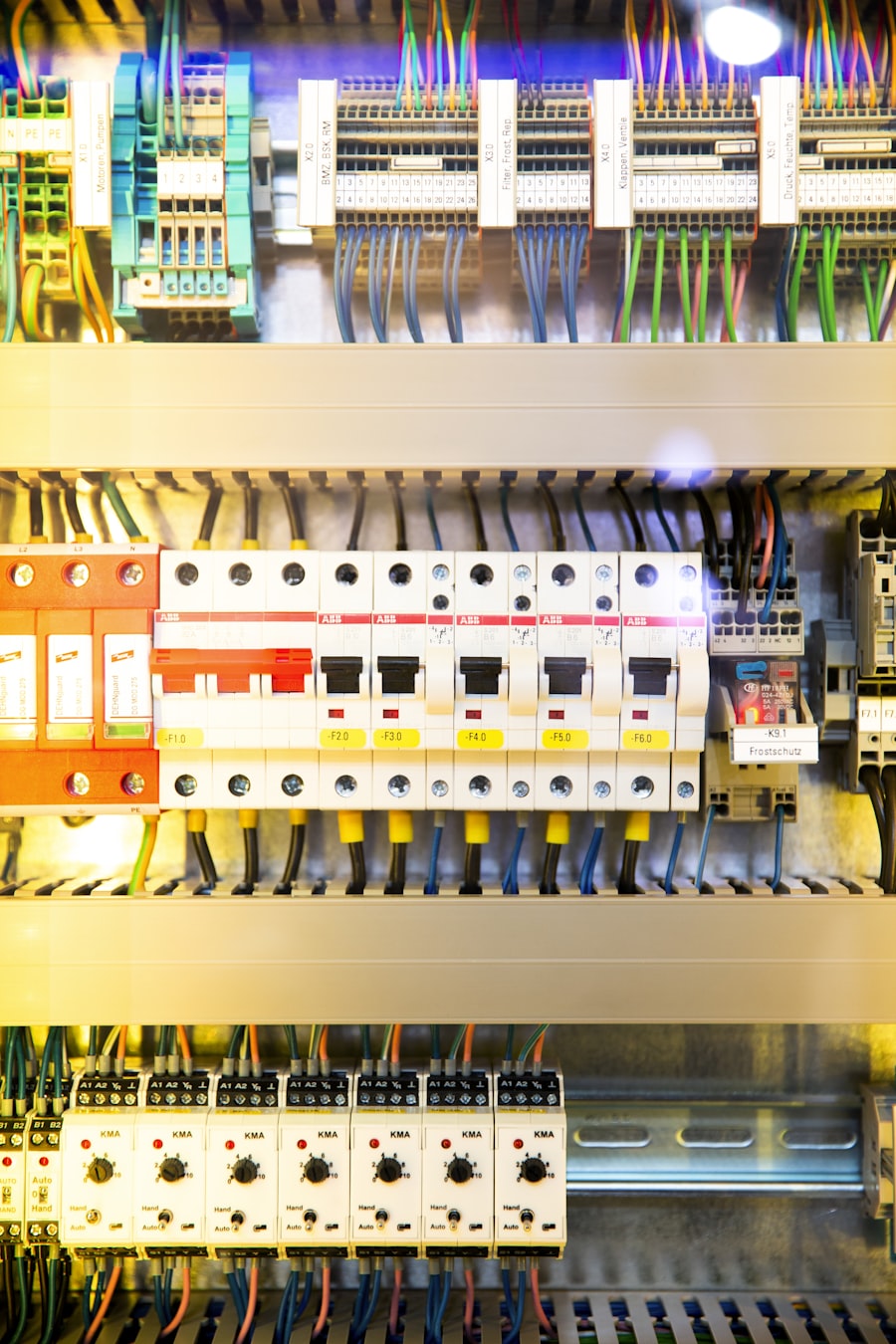 Control panel wiring